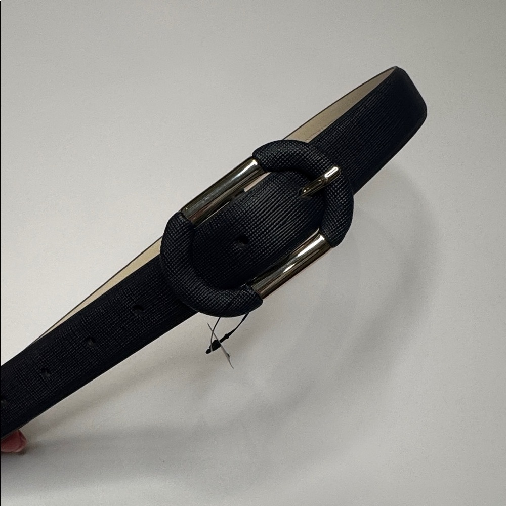 White House Black Market Navy Belt with Buckle - Picture 5 of 6
